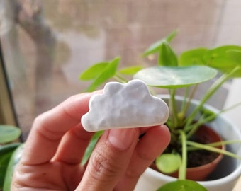 Polymer clay cloud pin