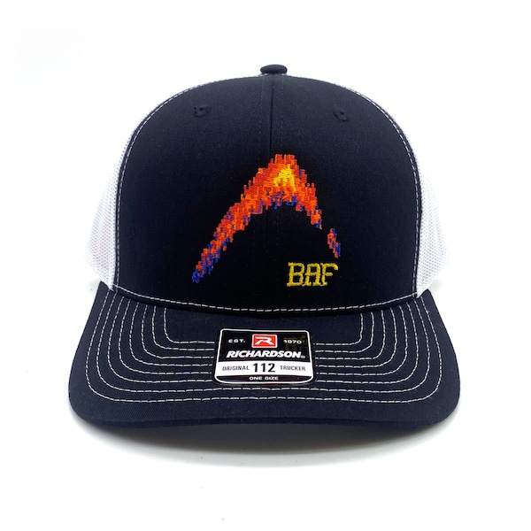 BAF Fish Finder - Embroidered Snap-Back, Structured Trucker Caps and Hats by Bass Attitude Fishing