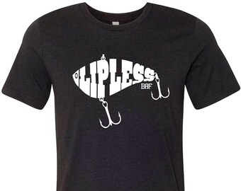 Lipless - Bass Attitude Fishing T-shirts...also available in "Trap"