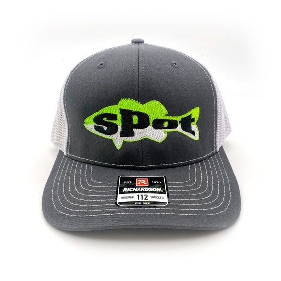 Spot Fishing Spotted Bass Fish Embroidered Logo Richardson 112