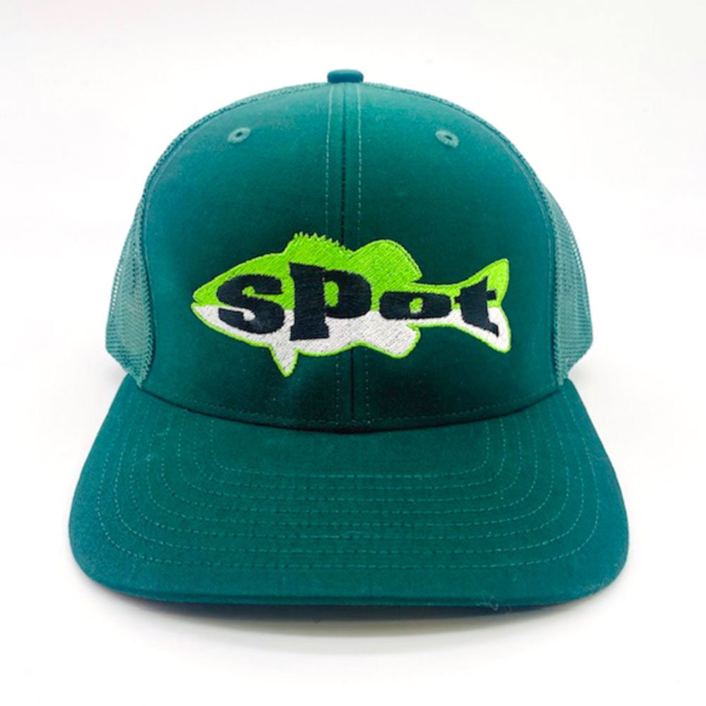 Spot Fishing - Spotted Bass Fish Embroidered Logo - Richardson 112 ...