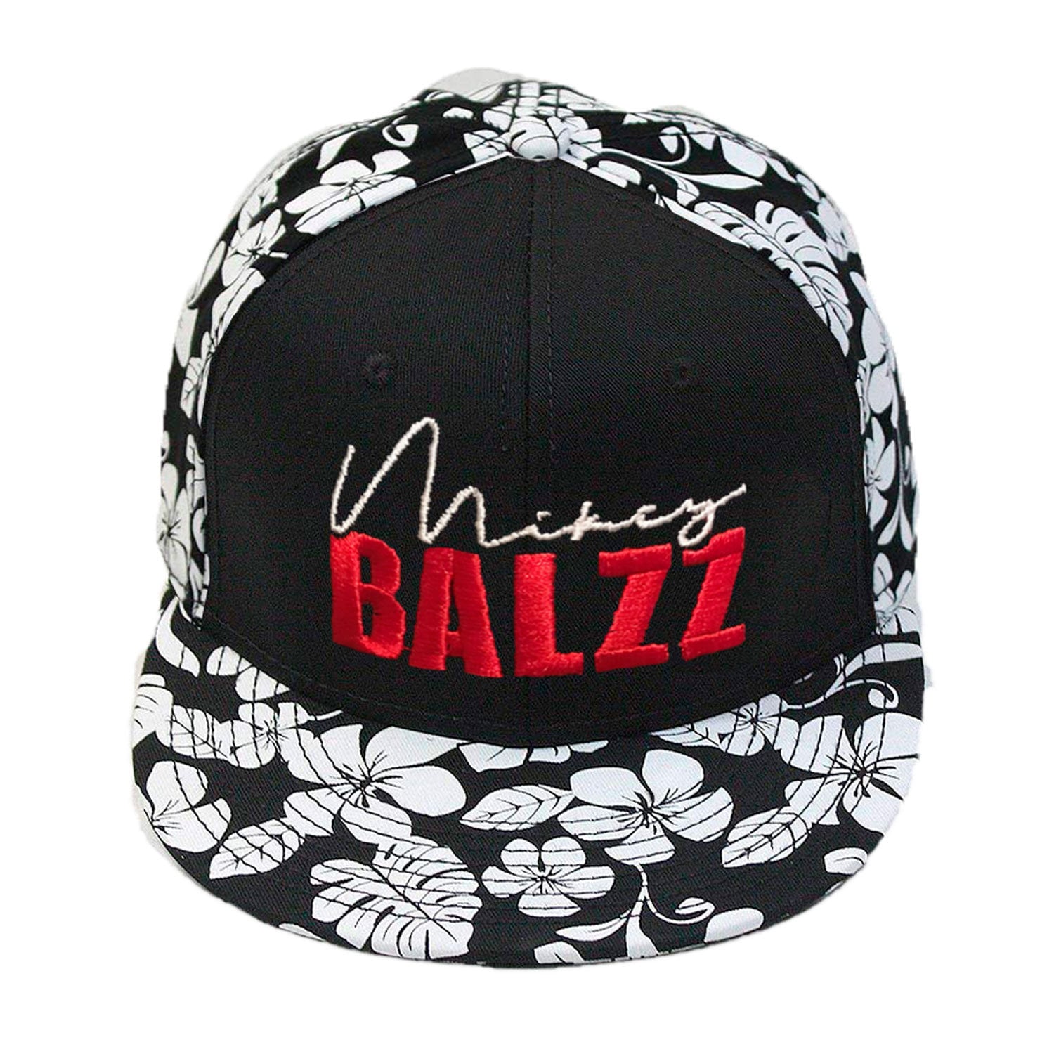 Signature Mikey Balzz - Embroidered Snap-back Hat - Decky Brand, Hawaiian Floral Baseball Cap.
Mikey Balzz Fishing Shirts, Hats, and Caps available at Bass Attitude Fishing. Embroidered on a floral hawaiian hat.