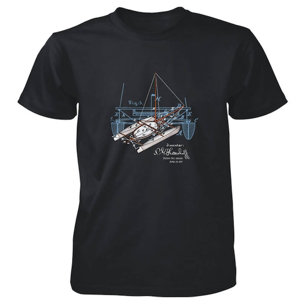 Hereshoff Catamaran Patent Tshirt // Sailing Patent // Patent Design // Patent Gift // Sailing Gift