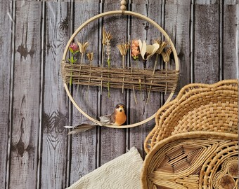 embroidered jute bolsa