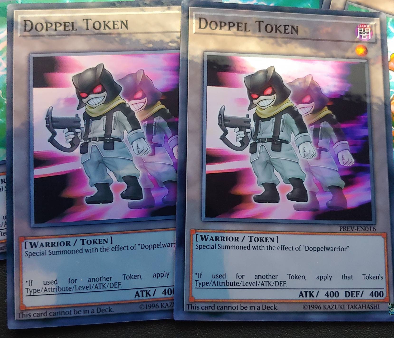 Doppel Token Handmade Holofoil Tokens 1 Playset 2 Tokens