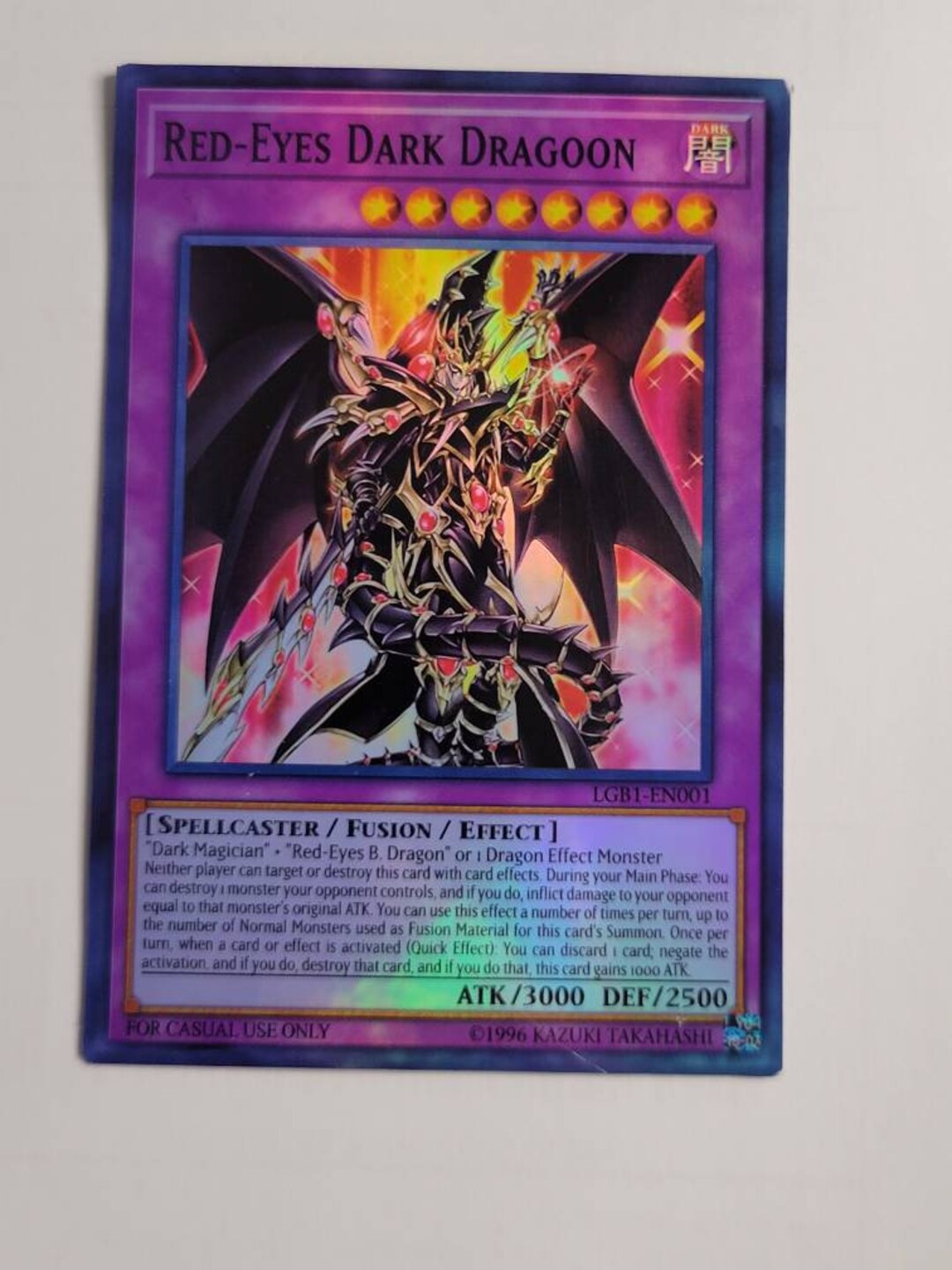 Redeyes Dark Dragoon proxy Etsy