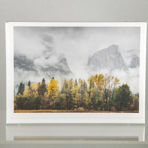 Yosemite Falls with Autumn Colors, Yosemite National Park - Greeting Card