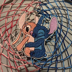 stitch angel love Dreamcatchers handmade valentines gift ‘12 rings afbeelding 8