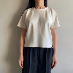 4 Patterns - Hanamarumon, Uroko, Sayagata, Asanoha : Deadstock Kimono Silk T-shirt in a bag