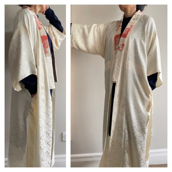 Relaxed-Fit Silk Kimono Dressing Gown with Pocket… - image 9