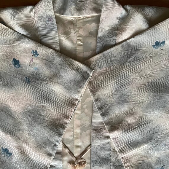 Japanese Vintage Silk Rinzu Oridashi Haori Jacket… - image 8