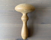 Vintage Wooden Darning Mushroom Treen Sock Darner quot Button Mushroom quot Hand Turned ダーニングマッシュルーム