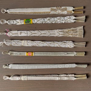 Japanese Vintage Silk Haori Himo Tie Strings w/ Tassels for Haori Jacket *Choose Your Style* Kumihimo Crafts 羽織紐 Lamés Palace Seamstress