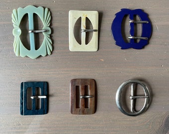 Vintage Buckles with Pins for Dresses and Jackets