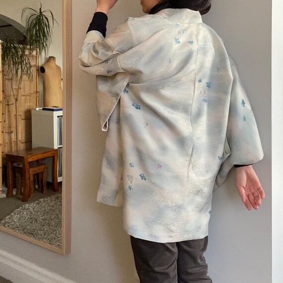 Japanese Vintage Silk Rinzu Oridashi Haori Jacket… - image 6