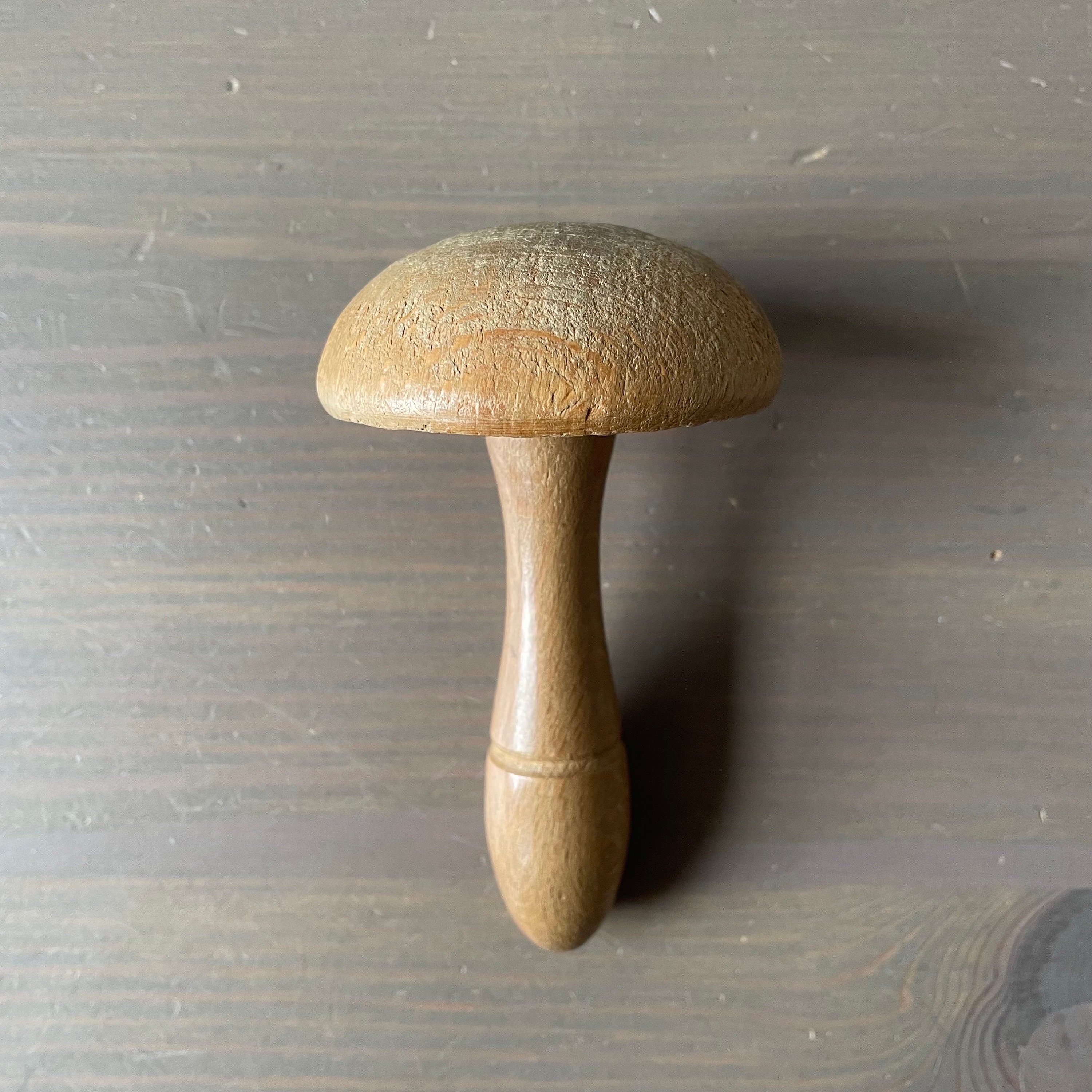 Large Wooden Darning Mushroom for Table Top Visible Mending and Repairing  Holes in Clothes. Ideal Hand Crafted Addition to Your Sewing Kit 