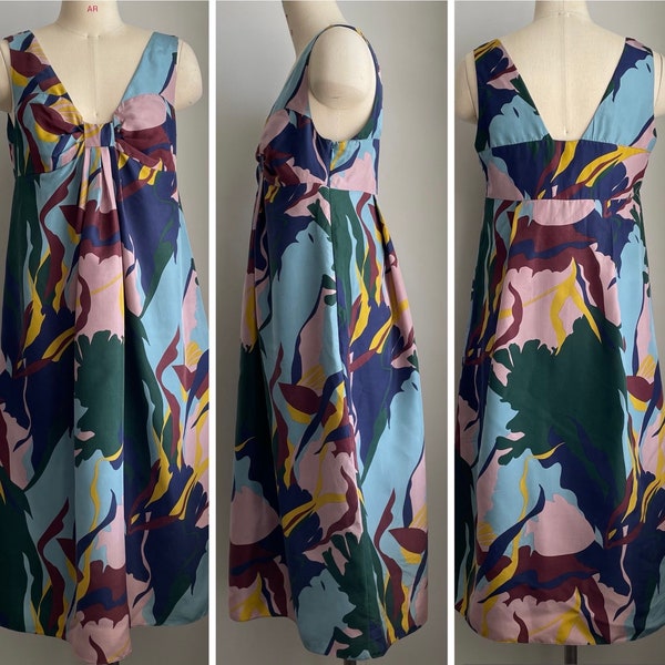 Vintage Pure Silk Dress from Betty Jackson size UK8/10 good for Erly Pregnancy UK free postage
