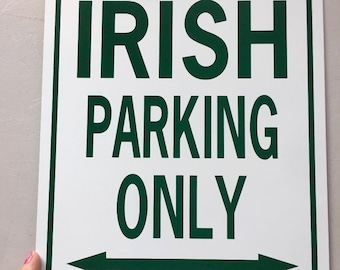 Fun Irish Signs Funny Irish Sign - Etsy
