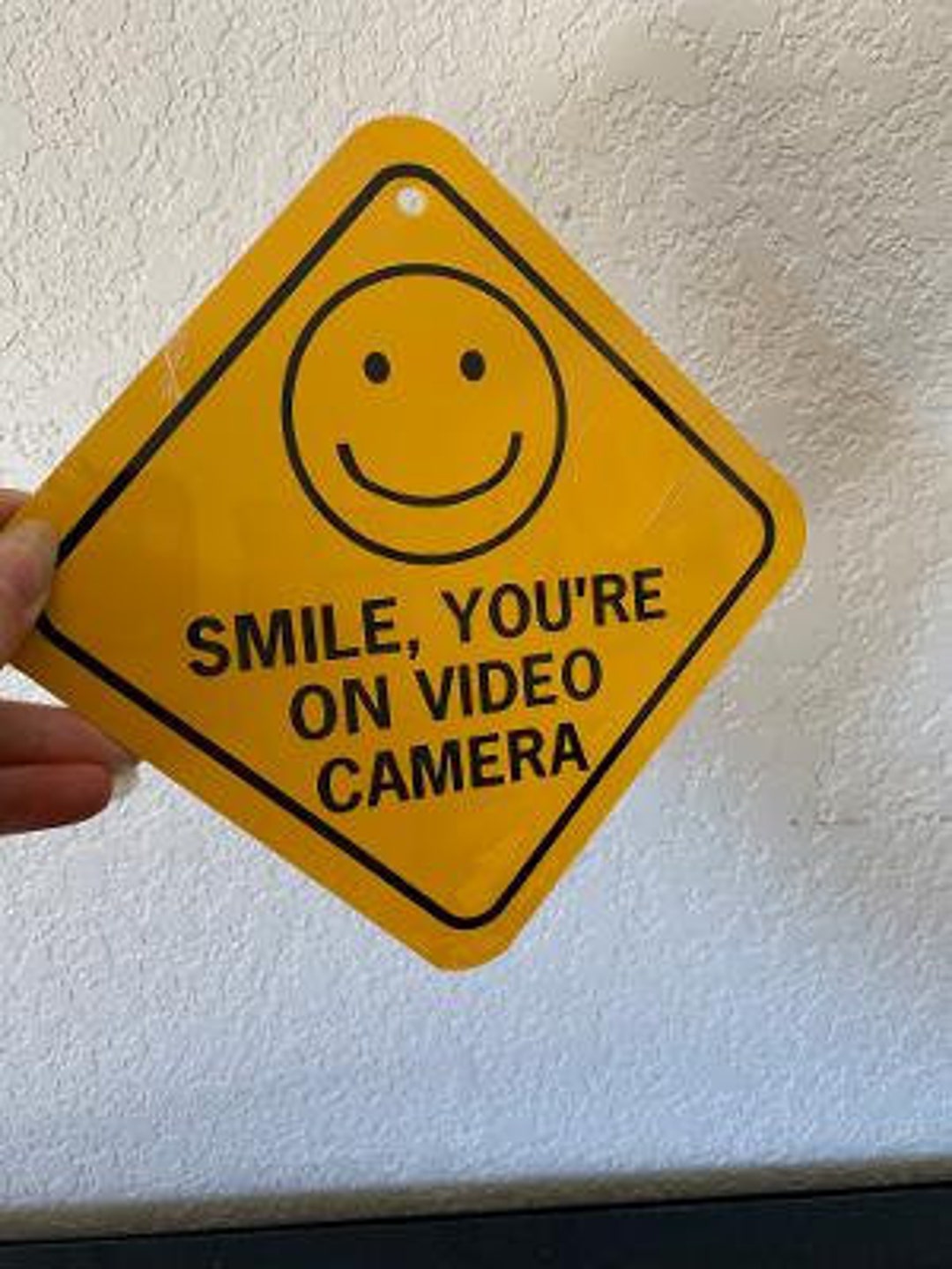 Smile You're on Video Camera Small 6x6 Inch Small Funny - Etsy Smile You're on Video Camera Small 6x6 Inch Small Funny - Etsy