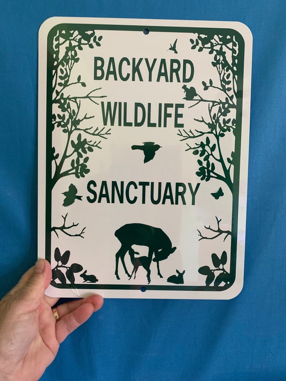 Framed, Outdoor Sanctuary 4x12 Metal Sign, Wall Décor for Home and Office