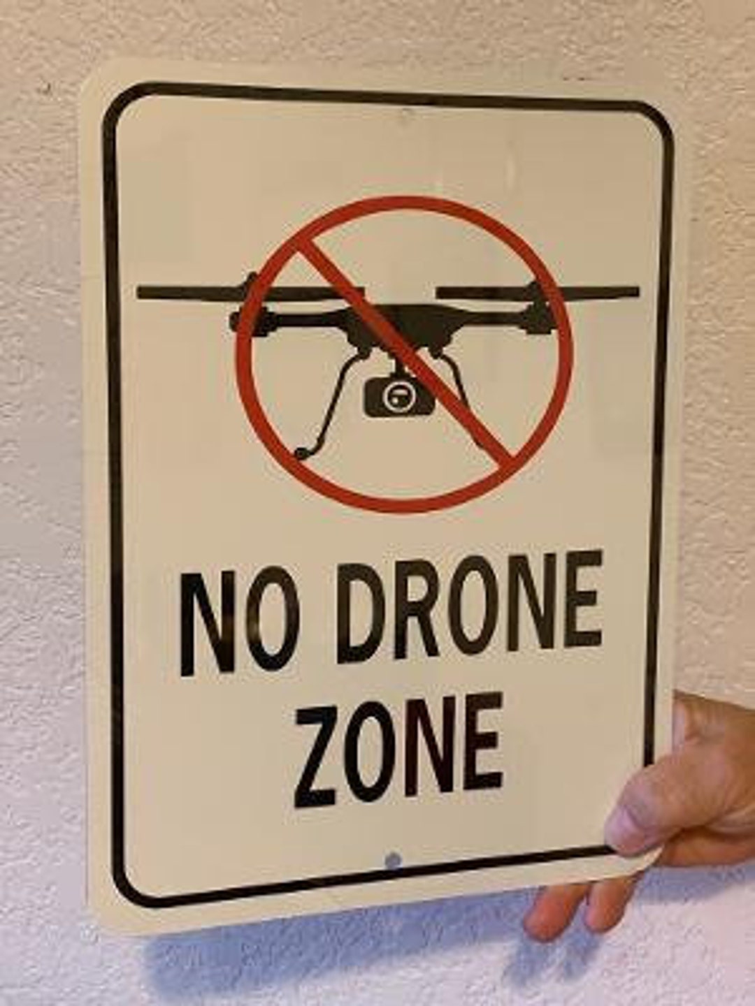 Drone Zone Sign Do Not Fly -