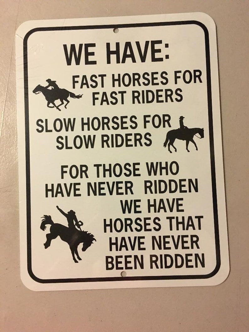 Fast Horses Fast Riders Slow Horses Slow Riders Funny Etsy