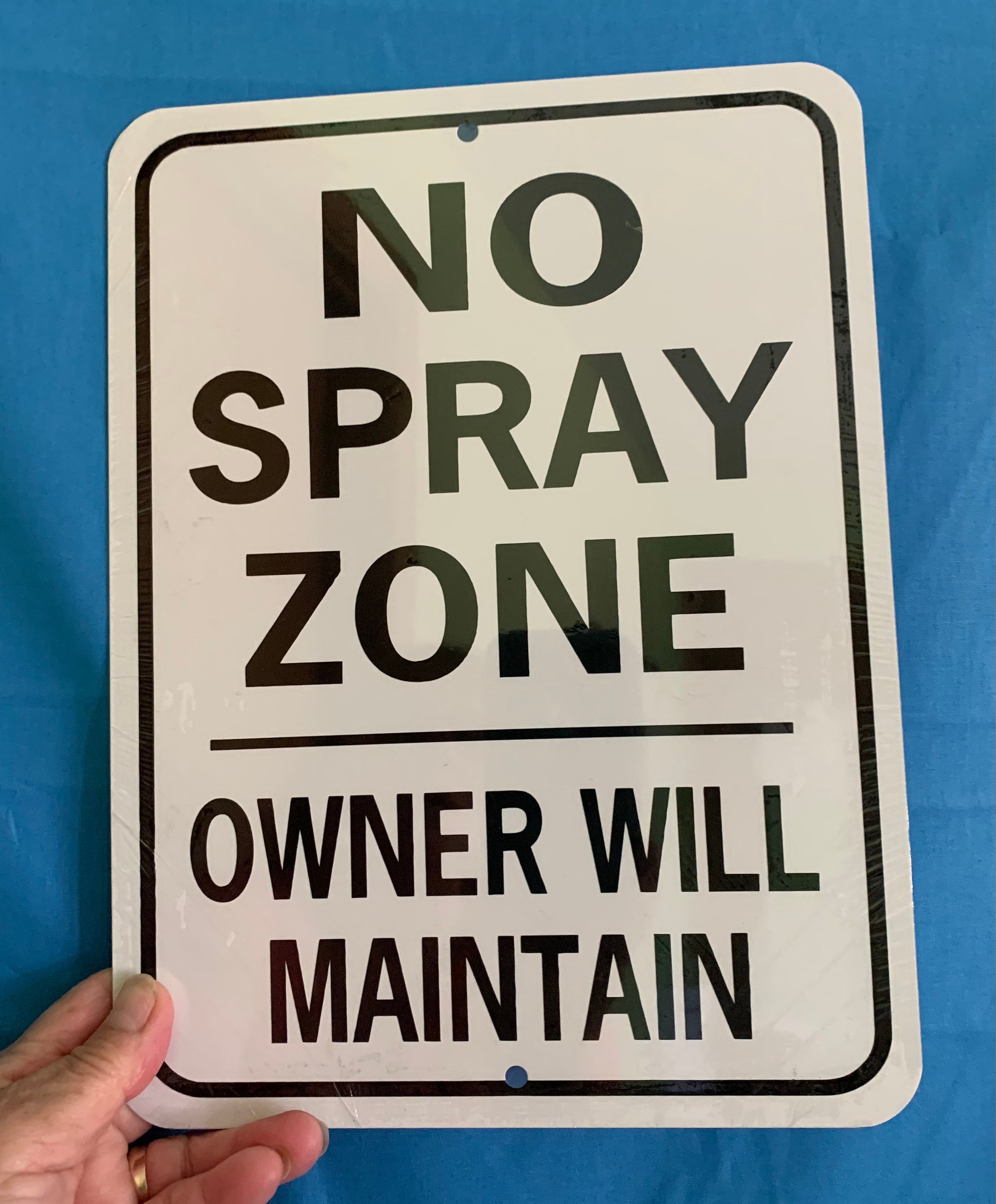 No Spray Zone Owner Will Maintain Yard / Garden / Etsy