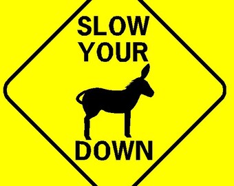 Jennifer Slow your donkey down private listing