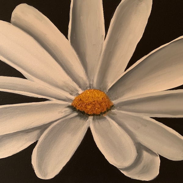 Black Background Painting - Etsy