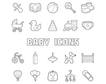 Download Baby Icons Svg Etsy