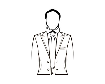 Items Similar To Men S Suit Svg Father S Day Desing Bow Tie