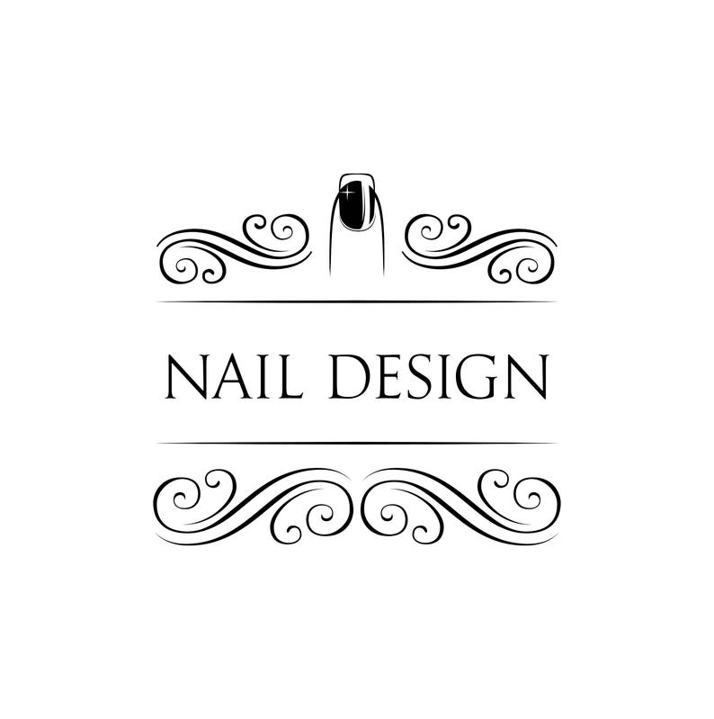 Download Nail salon logotype SVG Nail design Beauty salon SVG | Etsy