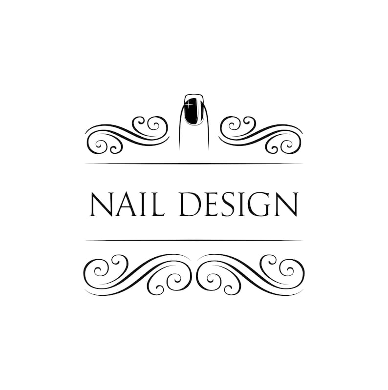 Download Nail salon logotype SVG Nail design Beauty salon SVG | Etsy