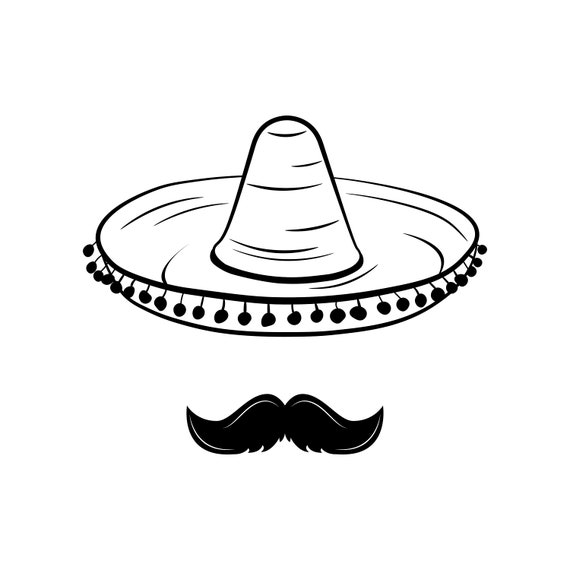 Sombrero And Mustache Mexican Headdress Mexico Hat Etsy Sombrero And Mustache Mexican Headdress Mexico Hat Etsy