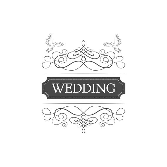 Download Wedding Invintation Svg Ornate Frame Elements Vintage And Etsy
