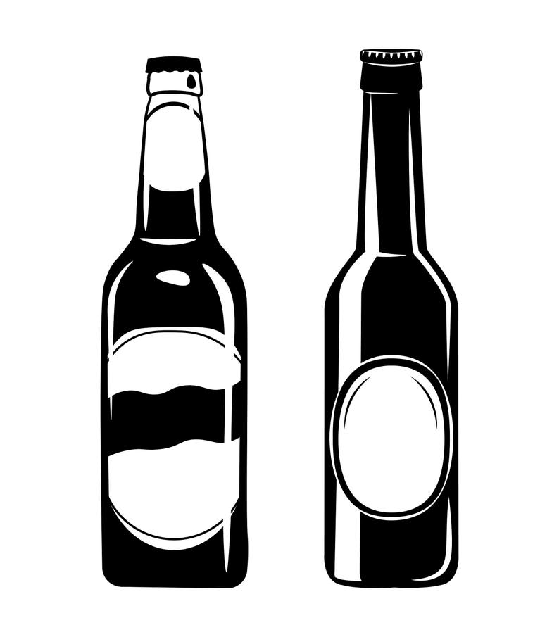 Download Beer Bottles SVG Alcohol Drink Vintage vector Cider ale | Etsy