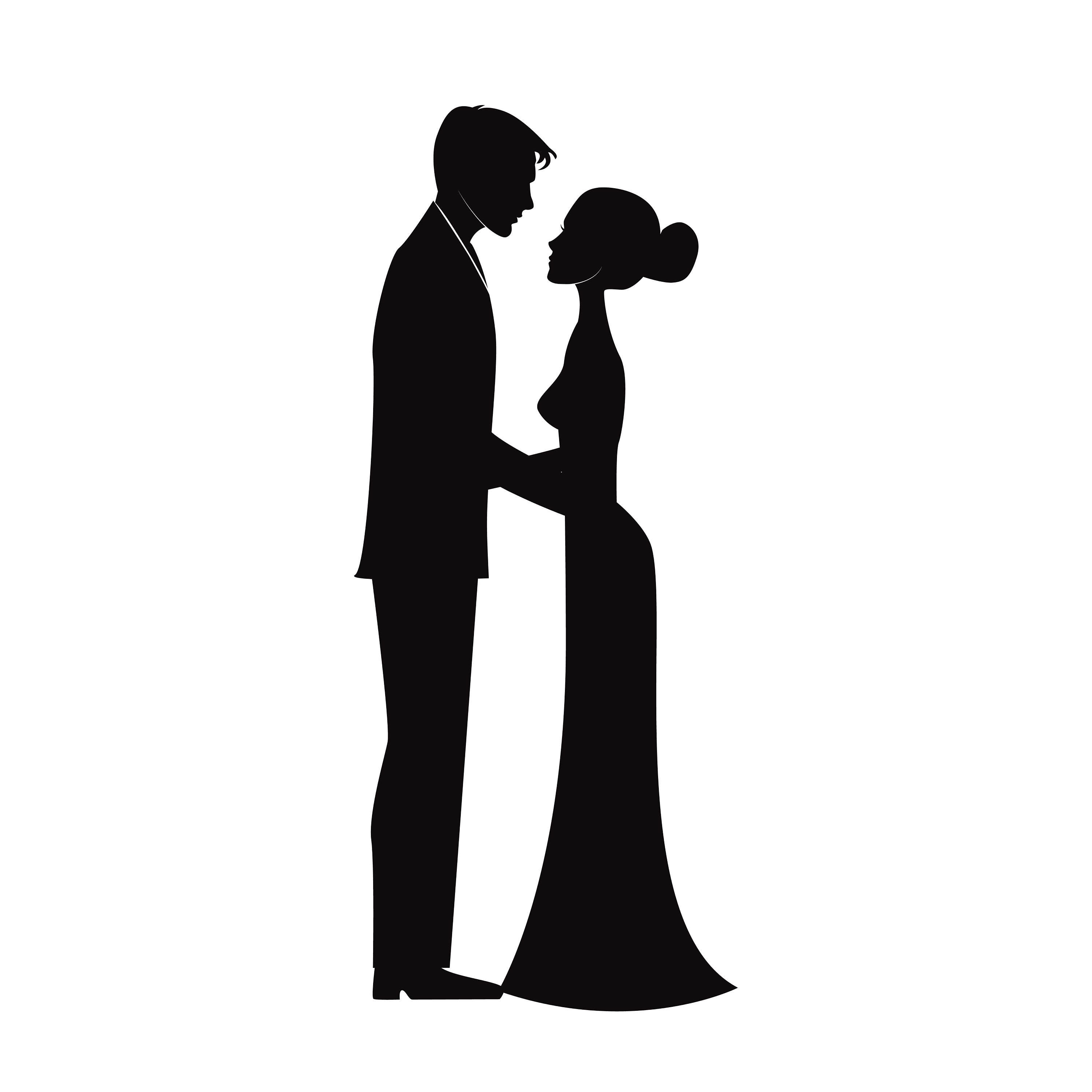 Free Free 232 Wedding Silhouette Svg SVG PNG EPS DXF File