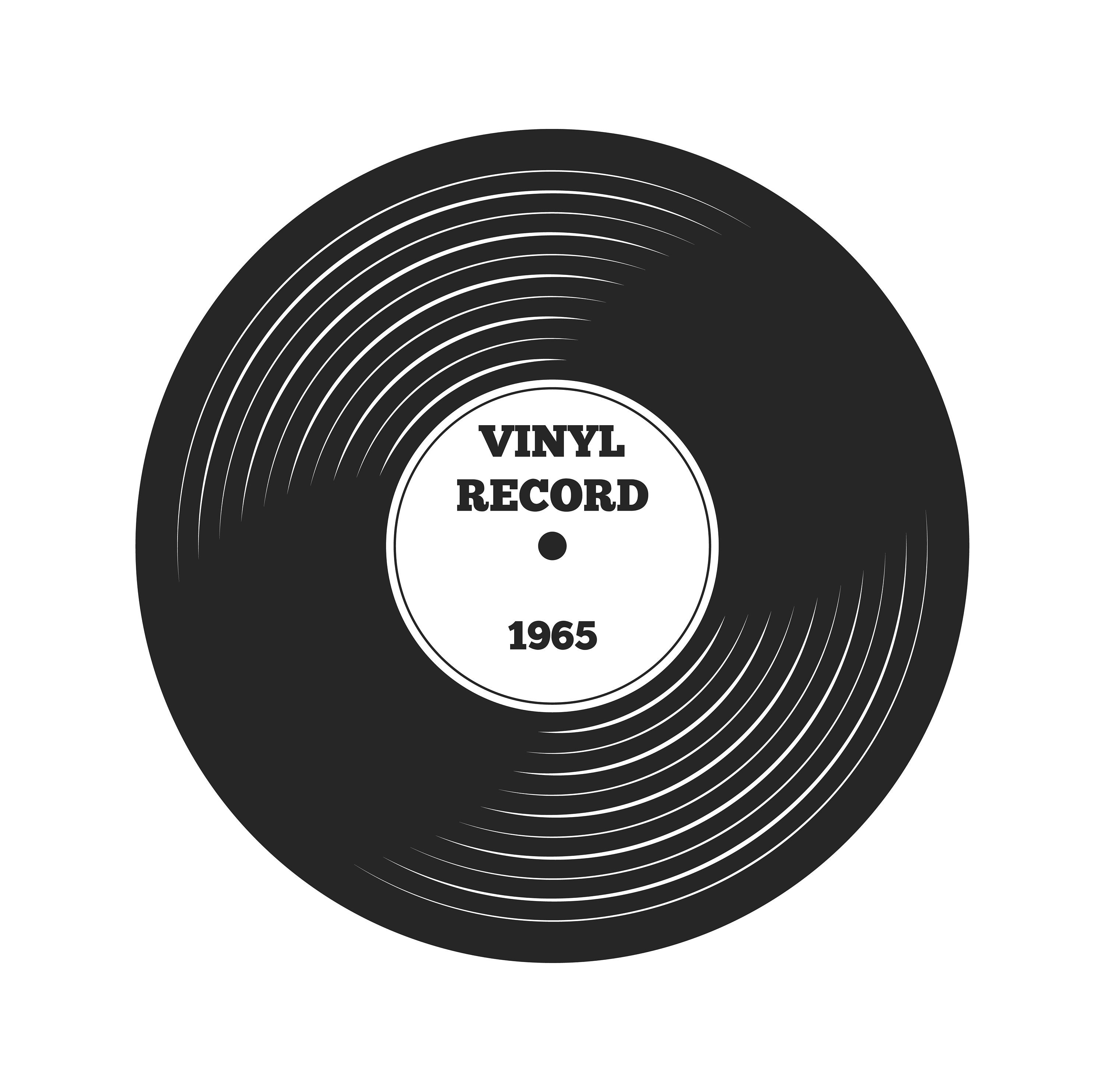 Download Vinyl record icon SVG Disc Music badge Vintage vinyl | Etsy