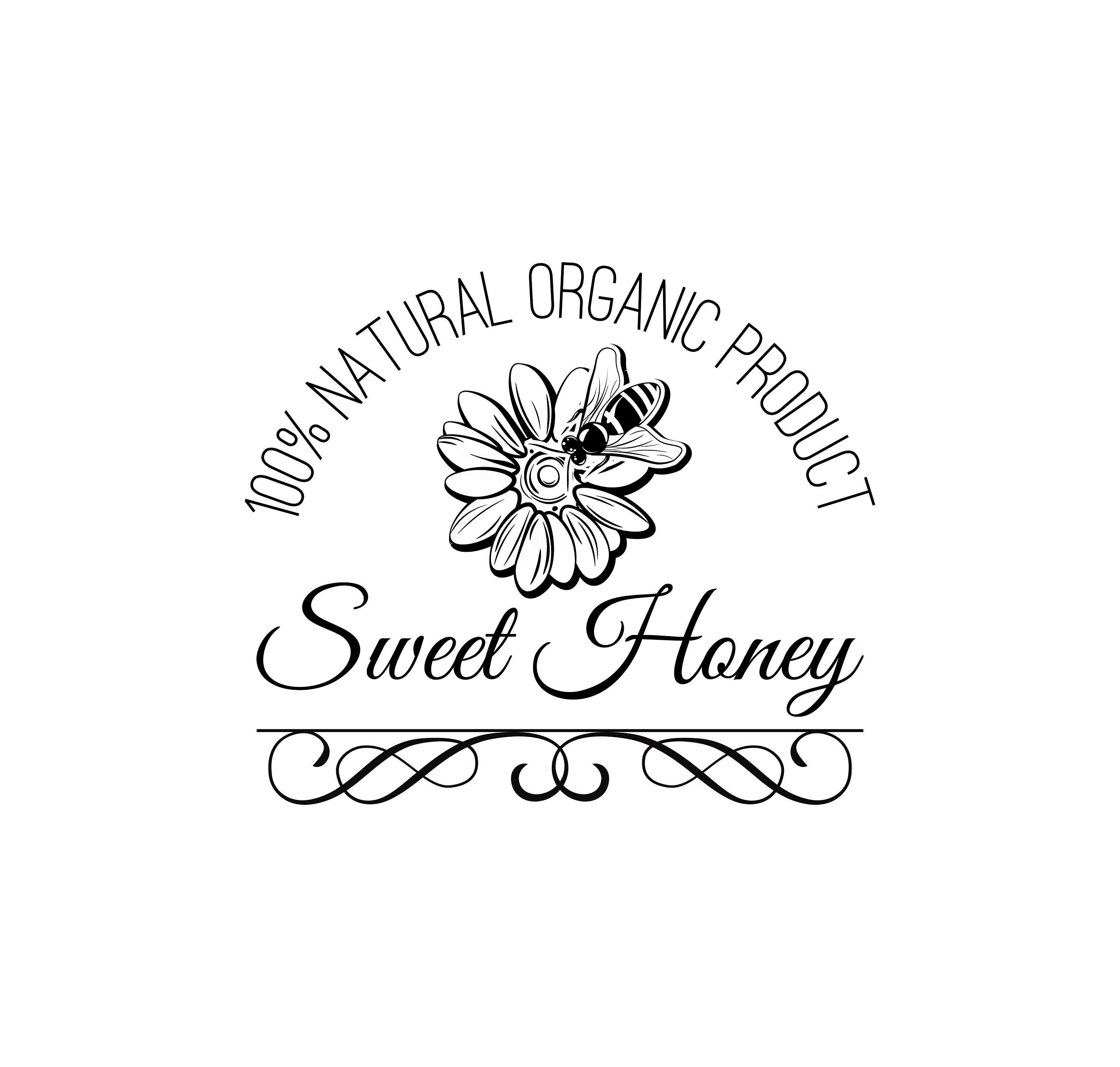 Download Honey Icon Svg Bee On Flower Label Filigree Divider Etsy
