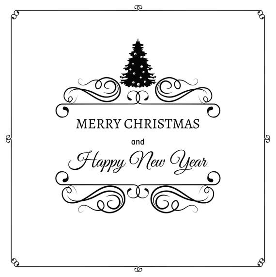 Download Vintage Xmas Svg Merry Christmas And Happy New Year Etsy
