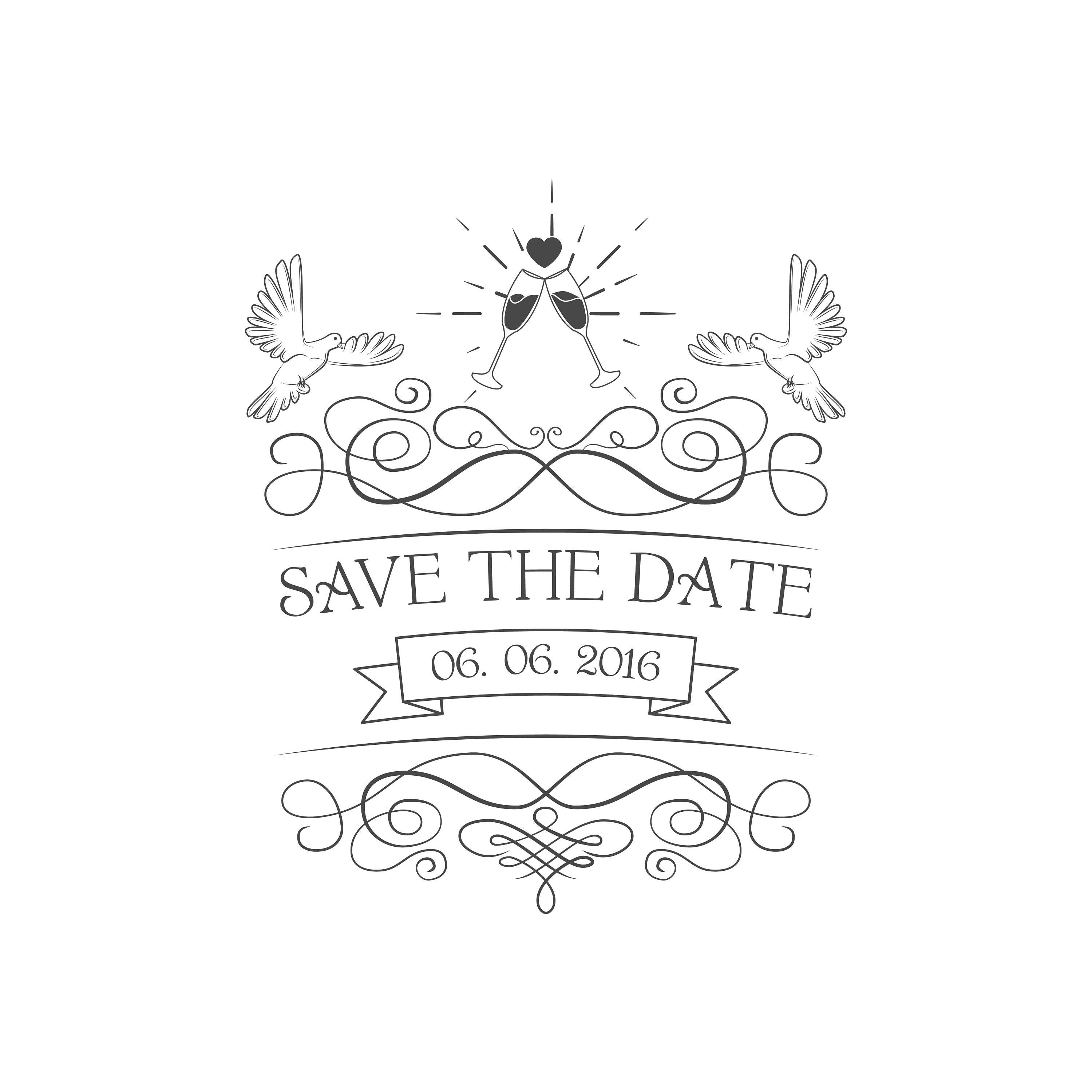 Free Free Wedding Date Svg 119 SVG PNG EPS DXF File