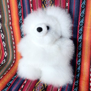 Tiny Alpaca Fur Teddy - Pocket-Size Cuteness for Every Day