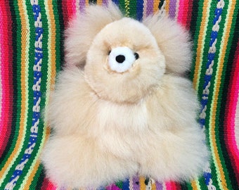 Handmade Alpaca Fur Mini Bear - Alpaca Teddy Bear