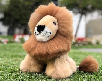 Alpaca Lion Plush - Majestic & The King of Cuddles