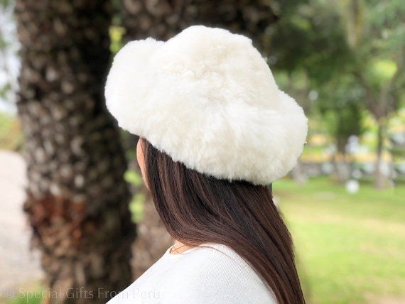 Genuine Baby Alpaca Fur Hat Premium 
