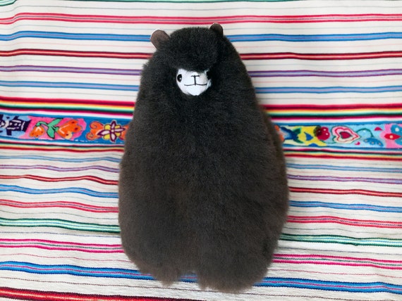 black alpaca plush