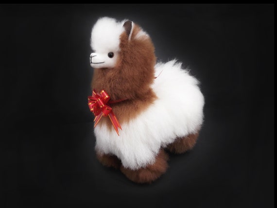 fluffy alpaca stuffed animal