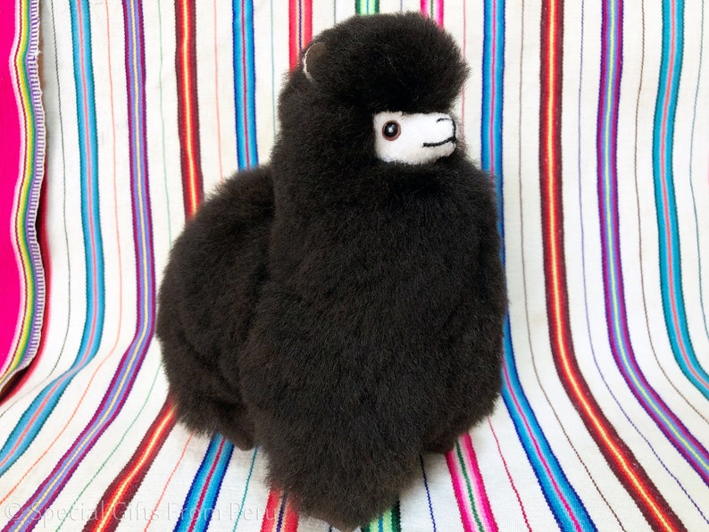 black llama plush