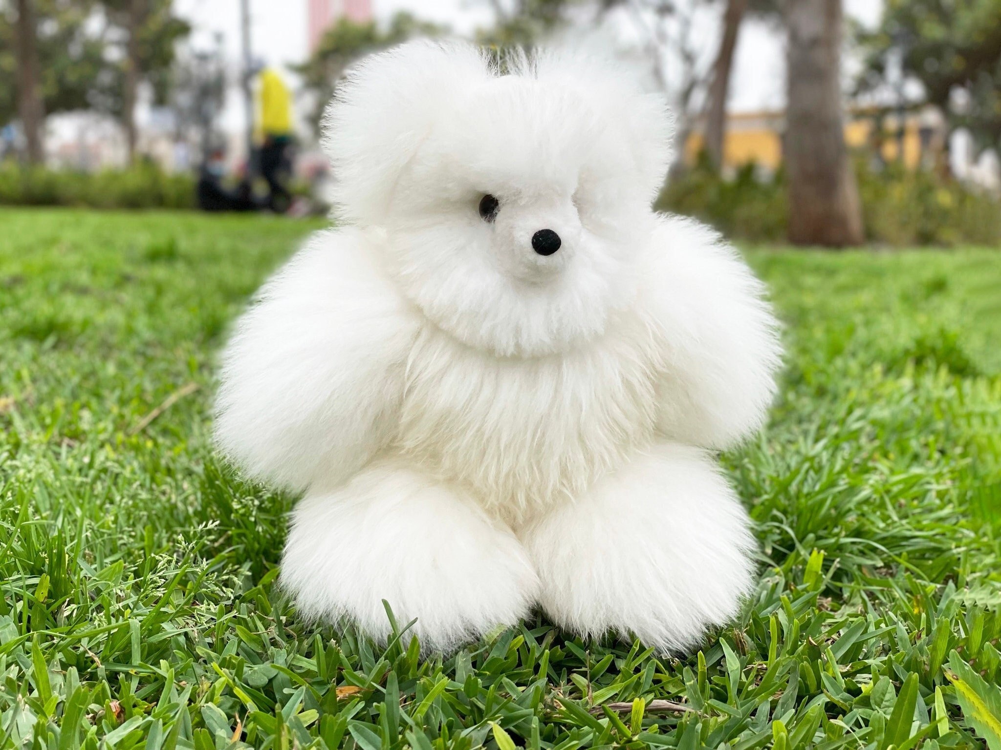 Alpaca Fur Teddy Bear - A Huggable Companion for Any Occasion