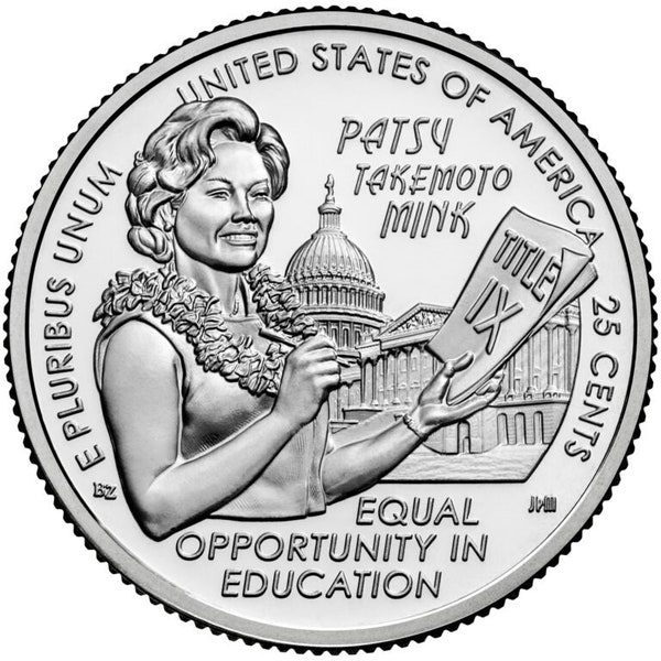 American Women Quarters 2024 P Patsy Takemoto Mink 2ND Coin in the series